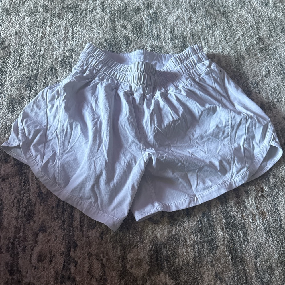 Lululemon Light Gray Activewear Shorts